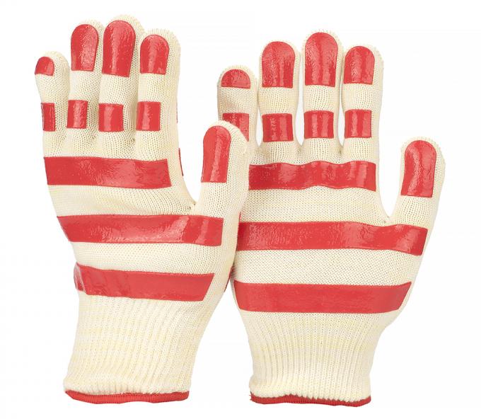 アマゾン熱い販売法のグリルの手袋の極度な耐熱性手袋のアラミド繊維BBQの手袋